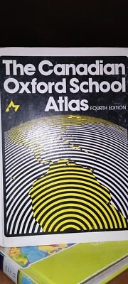 Canadian Oxford School Atlas Ex-library - Image 1 of 4