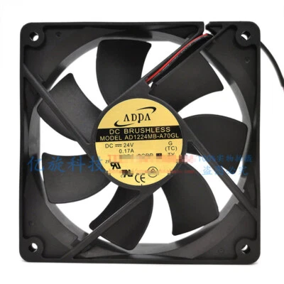 ADDA AD1224MB-A70GL 12025 24V0.17A 12CM inverter cooling fan - Image 1 of 2