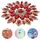 Heart Rhinestone Iron-on Patch for Clothes and Bags - Red Crystal Applique-RS