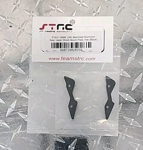Placa de montaje de amortiguador superior trasero de aluminio STRC Yeti STA31166BK - Imagen 1 de 2