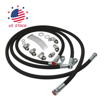 Transmission Cooler Lines For 6.6l Chevy 06-10 Silverado GMC Sierra 3500 2500 HD Foto 1 de 4