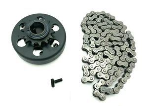 13HP Go Kart Centrifugal Clutch 1inch Bore 14T For 40 41 420 Chain MX With Chain - Picture 1 of 3