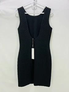 Amanda Uprichard Anthropologie Little Black Dress Designer L $220 NEW Cocktail - Picture 1 of 8