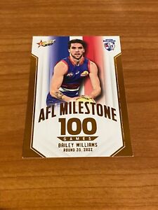 2023 AFL Select Footy Stars Milestones BAILEY WILLIAMS # MG95 Bulldogs