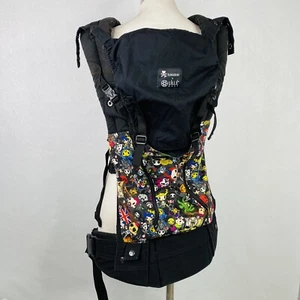 Tokidoki Lillebaby Rebel Pattern Ergonomic All Seasons Baby Child Carrier Black - Picture 1 of 12