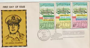 Philippines Scott #1038-1040 Cacheted FDC, 1969 - Picture 1 of 1
