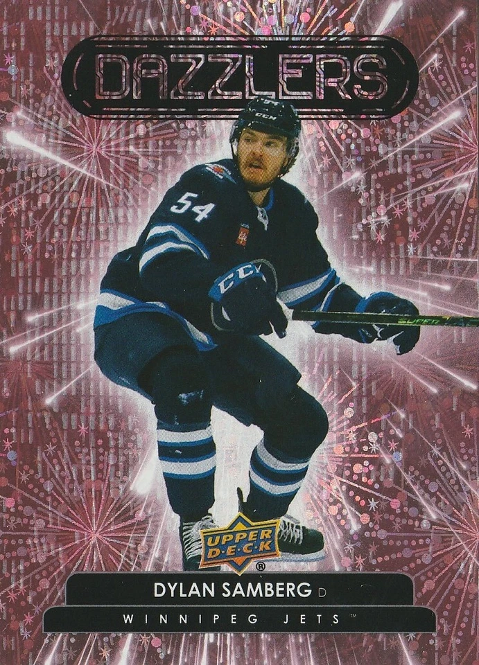 Dylan Samberg - 2022-23 Upper Deck Series 2 Pink Dazzlers Rookie Card #DZ-94 - Image 1 of 1