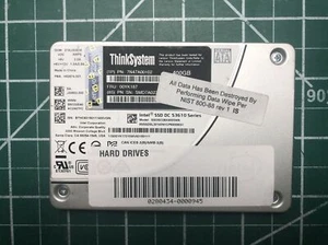 Intel 400GB SSD DC S3610 Series SATAIII 2.5" Solid State Drive SSDSC2BX400G4N - Afbeelding 1 van 1