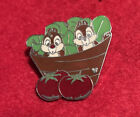 Disney Pin 51768 Chip And Dale Health Food Tomatoes Dlr Hidden Mickey