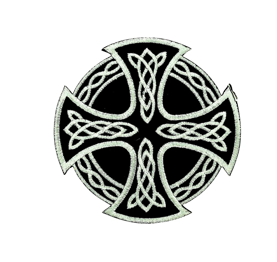 Patch toppe toppa ricamate termoadesiva Croce Celtica