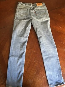Levi's 510 Jeans Boys Size 16Reg 28X30 Skinny Denim Blue Worn Once - Picture 1 of 4
