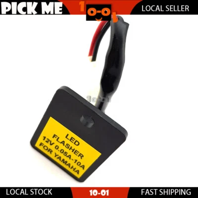 0.05A-10A 12V INDICADOR LED INTERMITENTE RELÉ ENCHUFE 2 PINES Fit YAMAHA FZ-6 FZ-8 FZ-1 Foto 1 de 4