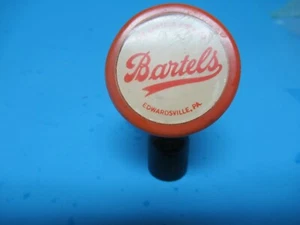 VERY RARE VINTAGE  BARTELS BEER TAP HANDLE, BAKELITE,  EDWARDSVILLE PA.  - Picture 1 of 8