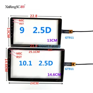 ASCTP-9008 Touch screen digitizer For 9 inch 10 inch Android car radio - Picture 1 of 6
