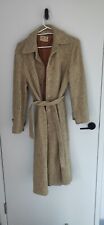 Vintage JUNIOR LOOK women's Wool Blend soft jacket Trench Coat size 12-14