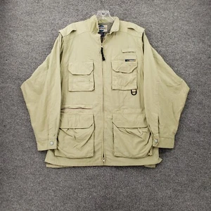 VINTAGE ExOfficio Jacket Adult Small Unisex Green Adventure Wear Safari Travel - Picture 1 of 12