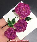 Beauty Rose Flower Brooch For Women Lady Classic Fashion Pin Jewelry Gifts Lover