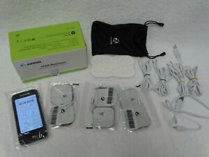 Auvon 4 Outputs TENS Unit EMS Muscle Stimulator Machine for Pain Relief Therapy