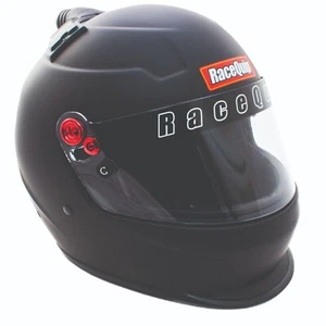 RaceQuip PRO20 Top Air Full Face Helmet Flat Black - X-Large - Snell SA2020 - Picture 1 of 2