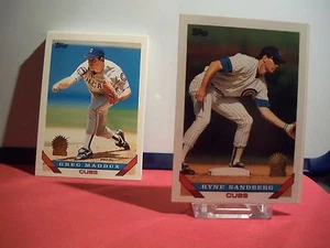 Chicago Cubs 27 Card Set 1993 Topps Inagural Marlins Dawson Sosa Maddux Sandberg - Picture 1 of 1