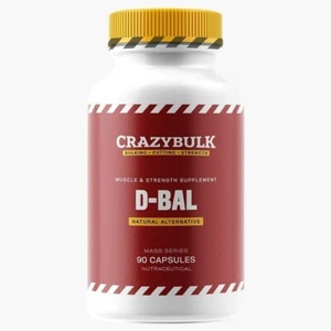 CrazyBulk D-BAL Muscle Builder Strength Gain Crazy Bulk - 90 Capsules FAST SHIP