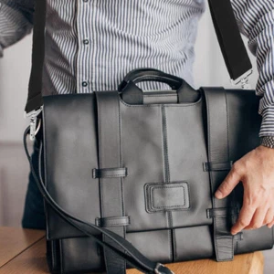 Computer Backpack Strap Work Man Laptop Bag Hanging Extra Long Crossbody - Afbeelding 1 van 12