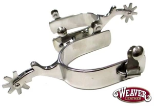 Speroni da cowboy western da uomo da cowboy lucidati acciaio inox pesanti - Foto 1 di 3