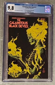 🔥CALAMITOUS BLACK DEVILS #1 CGC 9.8 Schmalke METAL variante innovadora /10 - Imagen 1 de 3