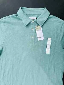 Polo Goodfellow verde azulado talla grande nuevo con etiquetas - Imagen 1 de 2