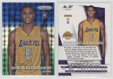 2014-15 Panini Prizm Blue and Green Mosaic Prizms Jordan Clarkson #287 Rookie RC