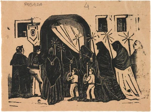 Jose Guadalupe Posada - The Procession (1890-95) - 17" x 22" Fine Art Print - Picture 1 of 1