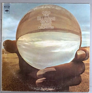 BILL EVANS GEORGE RUSSELL ORCHESTRA Living Time 1972 LP Vinyl: EX/VG+ KC 31490 - Picture 1 of 5