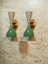 Set of 2 Pcs Handmade Sconce Light Wall Lamp Raw Brass Mid Century 2 Wall Light