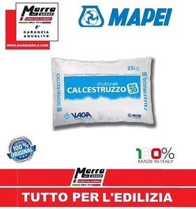 25 KG CALCESTRUZZO STRUTTURALE VAGA RCK 30 CEMENTO MALTA ARMATO PRONTO MISCELATO - Foto 1 di 1
