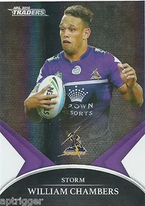 2016 NRL Traders Black Parallel Special (PS032) William CHAMBERS Storm - Picture 1 of 1