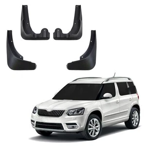 Mudguards Mud Flaps For Skoda Yeti 2013-2017 4-Pcs Set Splash Guard - Imagen 1 de 13