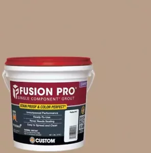 Fusion Pro #380 Haystack 1 gal. Single Component Stain Proof Grout (BRAND NEW) - Picture 1 of 9