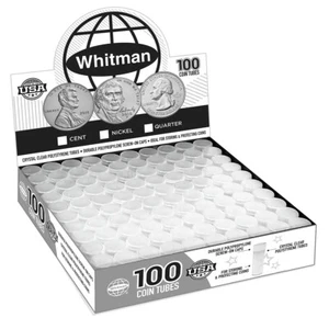 Cent (Penny) Größe Münztuben (100 Stück) - Offizieller Whitman - Bild 1 von 1