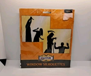 Rite Aid Home erschreckende Halloween Fenster Silhouetten Vintage 30" x 47,2" - Bild 1 von 4