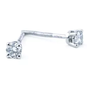 Tiffany & Co. Diamond Stud Earrings 0.22 CTTW G-H VS in Platinum - Picture 1 of 4