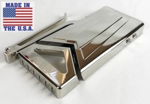 NEW Nickel OEM Sideways Vibrola Tremolo Tailpiece for Gibson LP SG Guitar - Picture 1 of 8