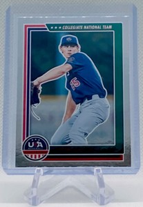 2022 USA Stars & Stripes Jaxon Wiggins Red Letters Parallel #40 - Chicago Cubs
