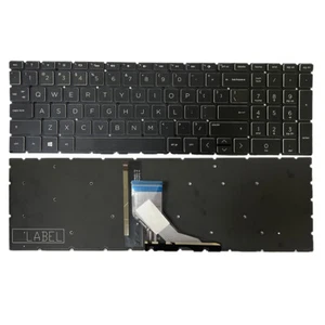 Teclado retroiluminado cristal EE. UU. para HP Pavilion Gaming 15-DK 15-CS PK1328B3A09 superior - Imagen 1 de 7