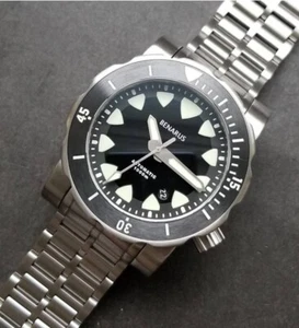 Benarus Dive Watch Mako Black 44mm Shipped from USA - Picture 1 of 4