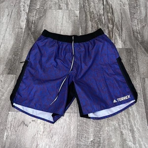 Adidas Terrex Laufen Wandern Outdoor Aktiv Sport Shorts Größe Medium Lila - Bild 1 von 4