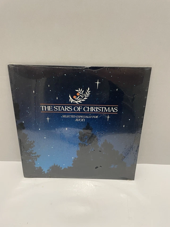 Avon The Stars of Christmas Elvis Carpenters Judy Collins Sealed LP 1988 - Image 1 of 4