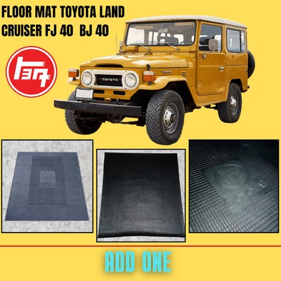 APTO PARA TOYOTA LAND CRUISER FJ40 BJ40 ALFOMBRILLA TRASERA ALFOMBRA INTERIOR GOMA Foto 1 de 4
