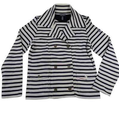 Chaqueta Blazer LRL Ralph Lauren Rayas Doble Pecho - Para Mujer XL Foto 1 de 4
