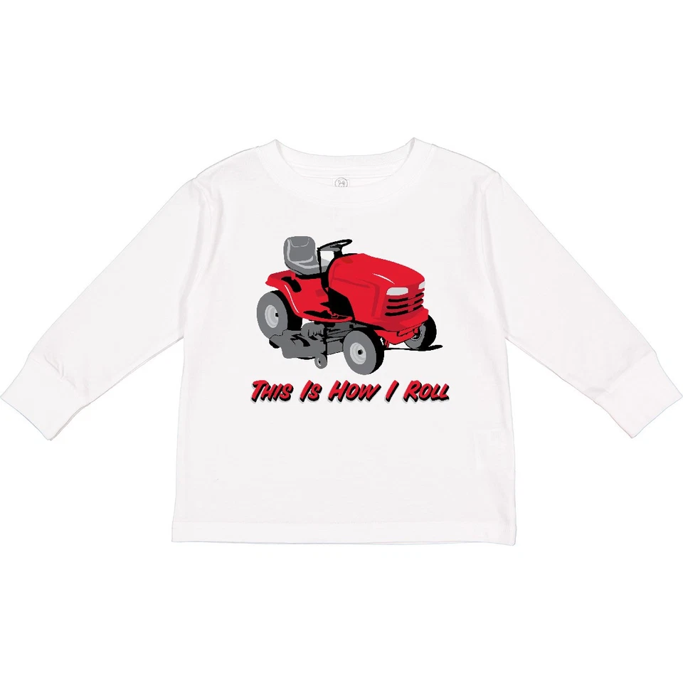 Inktastic This Is How I Roll Mower Camiseta Manga Larga Jardín Césped Foto 1 de 1