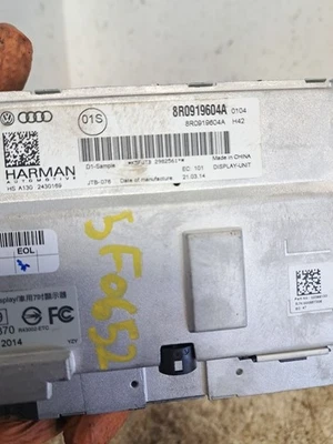 Pantalla, 8r0919604a 2014 Sq5 Audi Sku#4174826 Foto 1 de 4